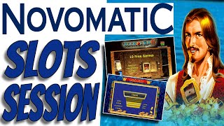 £800 Novomatic Slots Session - Can the BIG WINS continue?? Captain Venture, Book Of Ra & more