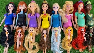 10 Minutes Satisfying with Unboxing Disney Family Playset Pregnant ，Cute Toys ASMR Elsa, Anna!!!