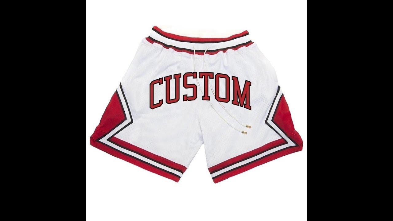 100% polyester just don shorts custom your own design