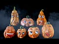 DIY Clay Pumpkins with Faces!