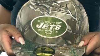 Jets 'NFL TEAM-BASIC' Realtree Camo Fitted Hat by New Era
