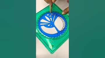 Mesmerizing ASMR Spiral Art! #art #shorts #spirograph #satisfying #asmr #trending #viralshorts