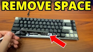 How To Take Spacebar Off a Mechanical Keyboard