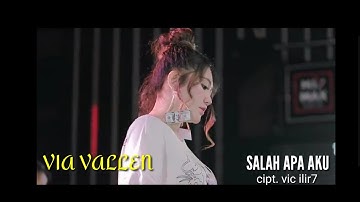 VIA VALLEN - SALAH APA AKU {setan apa yang merasukimu} cipt.vic ilir7 official (lirik)
