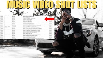 How To Create Music Video Shot Lists