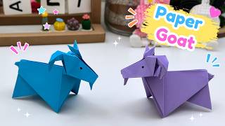How To Make Easy Paper Goat Toy For Kids / Nursery Craft Ideas / Paper Craft Easy / KIDS crafts