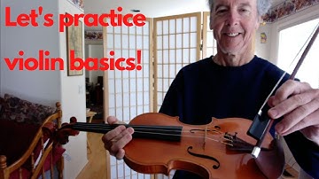 Violin lesson:  Polly Wolly Doodle