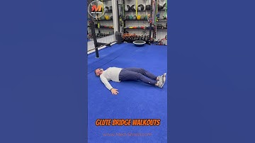 Glute Bridge Walkouts