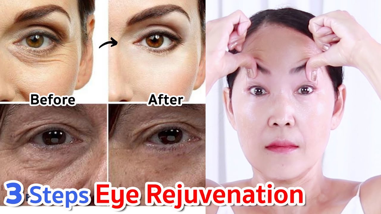 3 Steps Eye Rejuvenation Get rid of under eye wrinkles dark circles eye