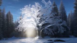 An ice tree (AI-generated)