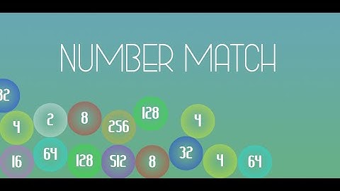 Number Match - Official Gameplay Video