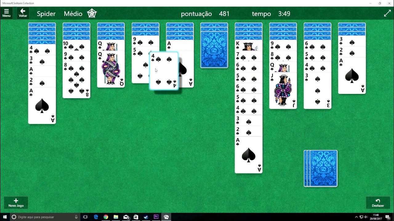 Играть в косынку червы. Microsoft Solitaire. Spider Solitaire.