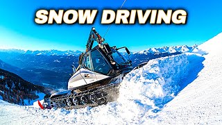 Snow Driving – Snow-TRACKED Vehicles For Ski Resort Duties