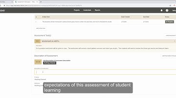 WEAVE: Adding Instructional Analysis to Assessment of Student Learning Projects