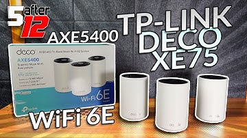 Deco XE75 Tri-Band WiFi 6E Mesh System (AXE5400)