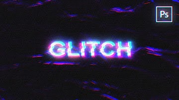 How To Create Glitch Text Effect in Photoshop [Advanced] | Glitch Typography | Lineworks