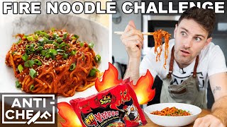 My Homemade Korean FIRE NOODLE CHALLENGE