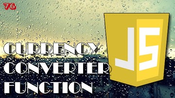 JAVASCRIPT Currency converter function