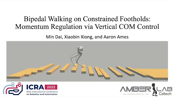 ICRA2022: Underactuated Bipedal Walking on Constrained Footholds