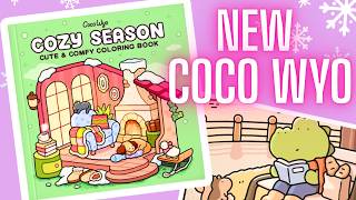 NEW Coco Wyo Cozy Season Coloring Book! 🍂 FULL Flip Through & First Look