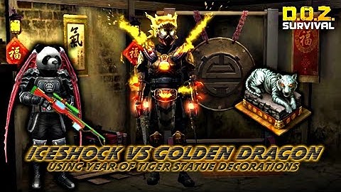 MY GEARS SETUP FOR BULLY GOLDEN DRAGON (35K HEALTH POINTS ABOVE) - Dawn of Zombies Survival