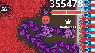 OMG ! WHAT A EPIC RARE MOMENTS IN MY SERVER 🐍 BEST EPIC SNAKE IO GAMEPLAY 🐍 #snakeio #snakegame