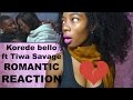 Korede Bello ft. Tiwa Savage Romantic REACTION