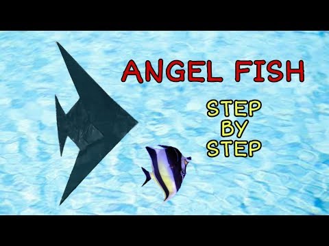 Origami Angel Fish Step By Step Very Easy!