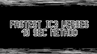 TOP 12 FASTEST INFINITE CHOPPERS 3 VERSES (10 SEC METHOD)