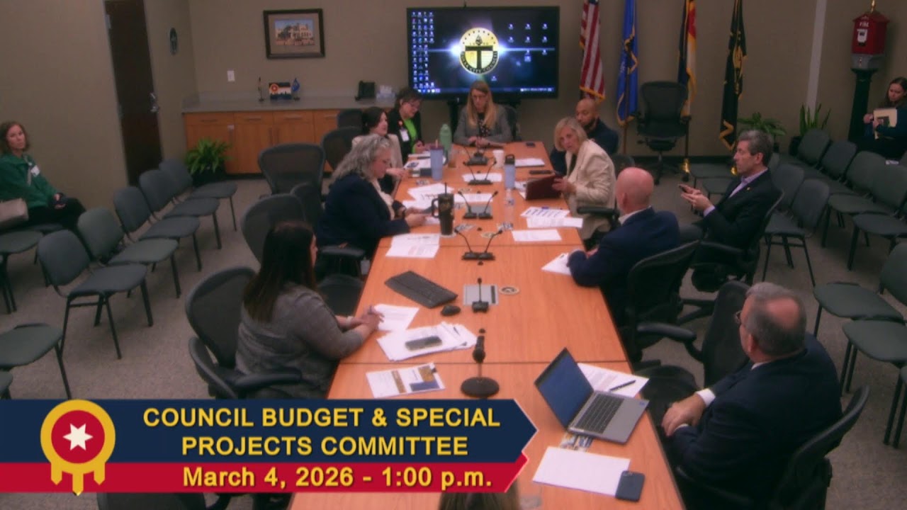Tulsa City Council Budget & Special Projects Committee Meeting