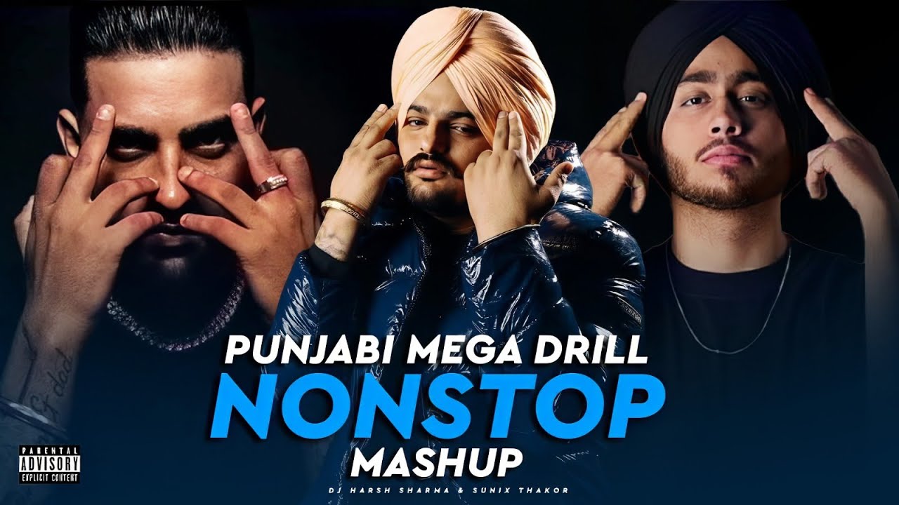 Nonstop Punjabi X English Latest Drill Music Mashups DJ HARSH