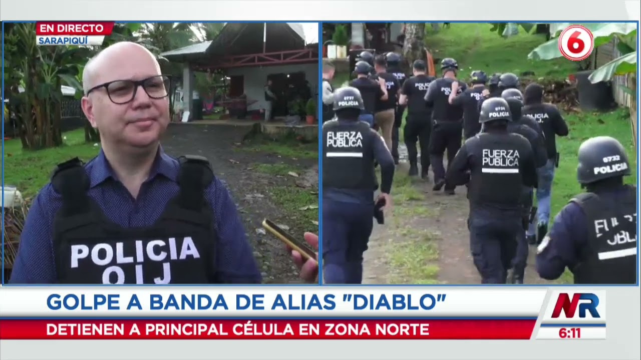 Grupo de alias “Diablo” es desmantelado en allanamientos en Sarapiquí