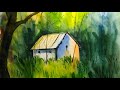 Watercolor Painting Landscape || scenery  For Beginners Easy 2020