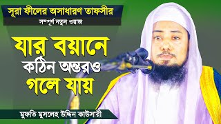 যার বয়ান শুনলে কঠিন অন্তরও নরম হয়ে যায় | Bangla Waz Surah Fil Tafsir | Mufti Musleh Uddin Kawsari