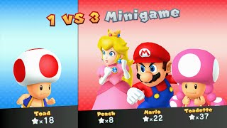 Mario Party 10 - Mario vs Peach vs Toad vs Toadette - Airship Central