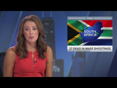 Separate mass shootings in South Africa townships leave at least 27 people dead