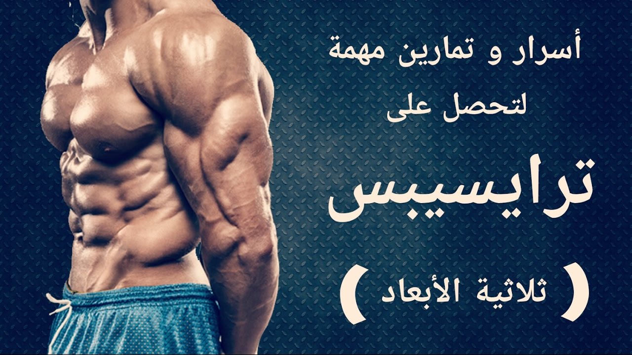 أسرار و تمارين مهمة لا تعرفها عن عضلة الترايسيبس ( فيديو مهم جداً جداً جداً )