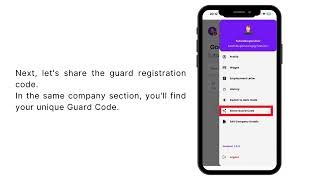 🏢 How to Access Company Details & Share Guard Registration Code | Tacttik Security App Tutorial