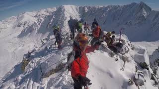 Pic de la Mina 2683m un 3-11-18. Fent proves amb el joguet