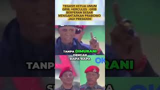 LOUD!!! GRIB CHAIRMAN, HERCULES: GRIB JAYA PLAYED A HUGE ROLE IN MAKING PRABOWO PRESIDENT #prabowo