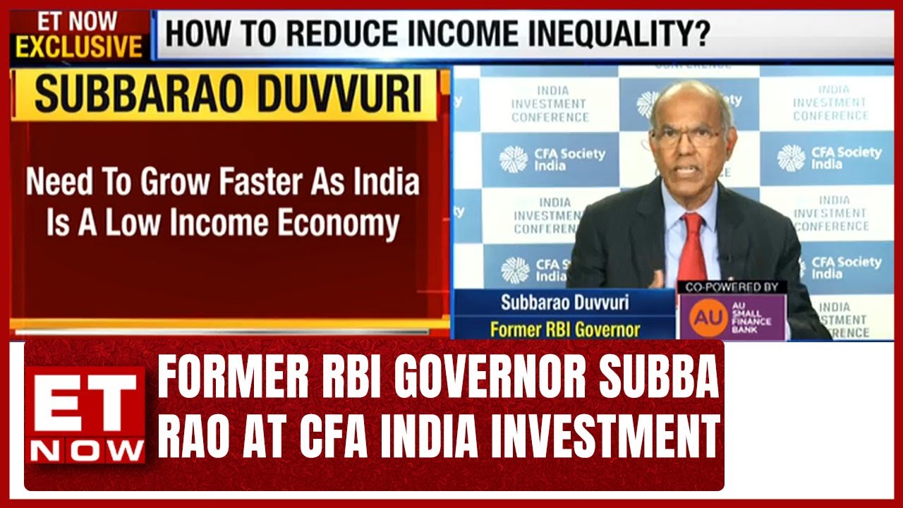 Subba Reddy Rbi Former RBI Governor Subba Rao Duvvuri at CFA India Investment ...