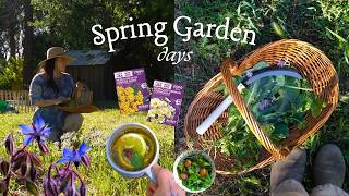 Planting My Spring Garden 🌸 Simple Slow Living Days | Seed Starting & Cozy Cottage Vlog