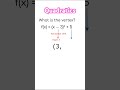 Vertex Form of a Quadratic #maths #algebra #quadratics
