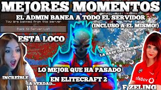 ElRich Autobaneado de Elite | El fin de EliteCraft 2? | Destrozos "el server" | MEJORES MOMENTOS!!