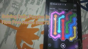 Solving Daily Puzzles In Flow Free Hexes Day 72