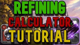 Refining Calculator: A Beginners Guide to Refining | Albion Online screenshot 1