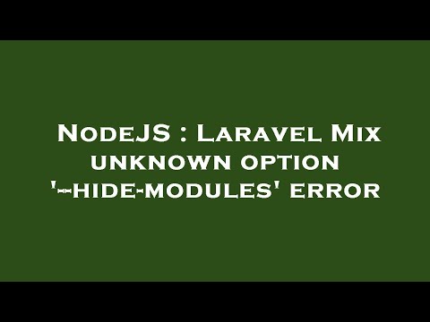 NodeJS : Laravel
