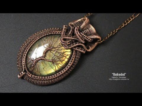 Видео шутка. Video is a joke. Кулон из проволоки. How to quickly make a pendant made of wire.