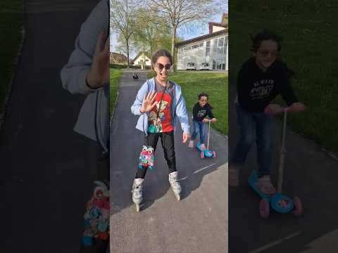 ميرنا ومالك وأيلين عملو تحدي السرعه