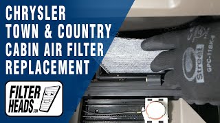 Chrysler Town & Country 2015 Cabin Air Filter Replacement | AQ1119C (Carbon Filter)